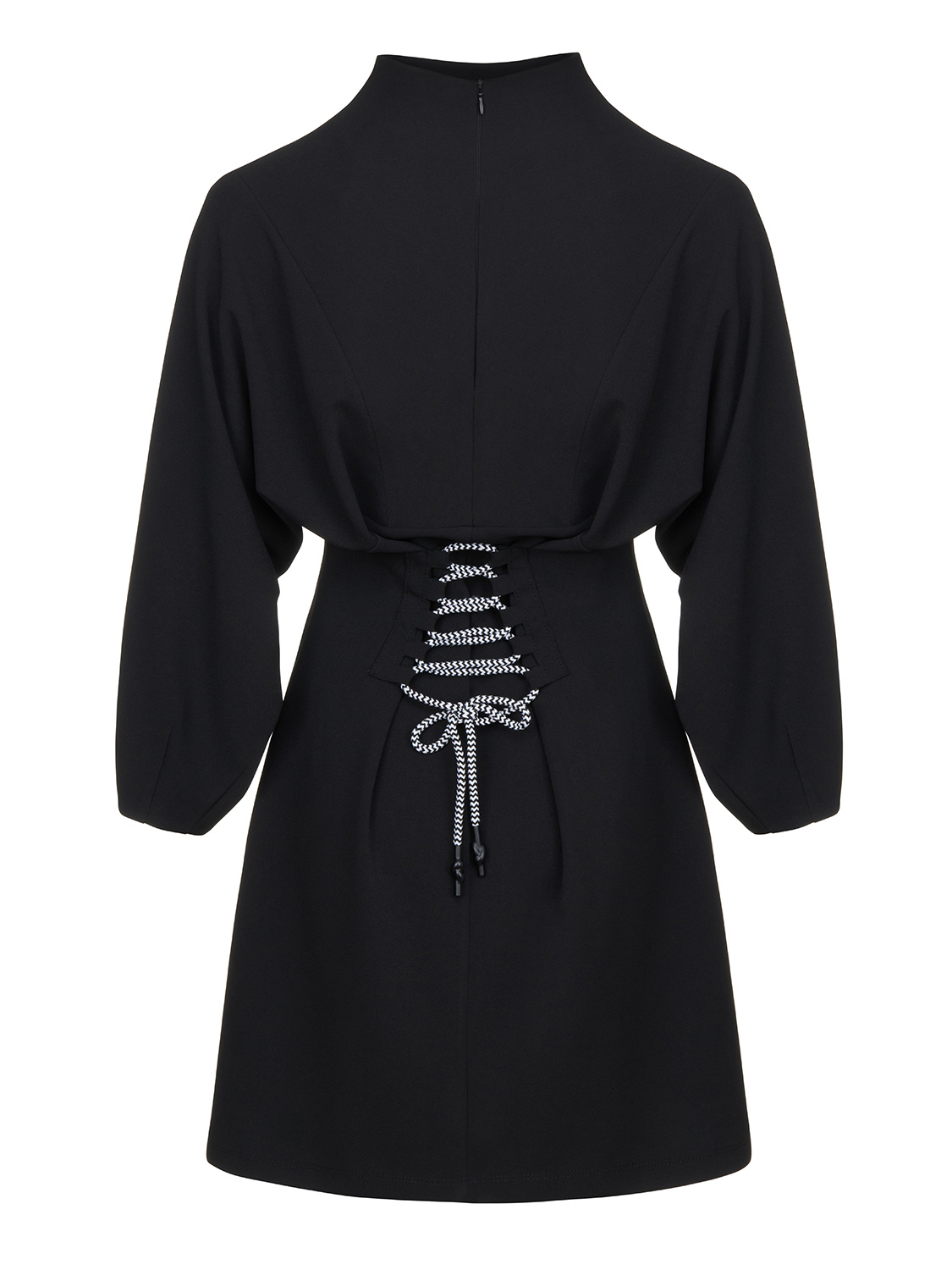 Nocturne Sırtta Bağcık Detaylı Krep Elbise. 2