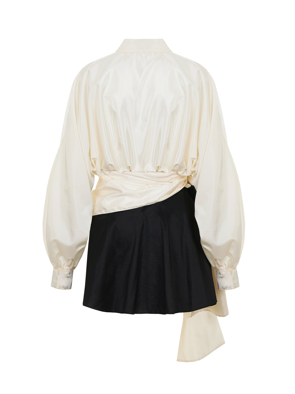 Nocturne Kuşaklı Gömlek Yaka Mini Elbise. 10