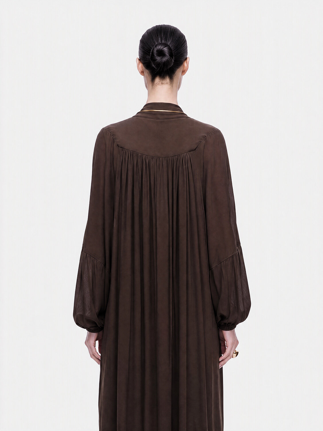 Nocturne Kruvaze Yaka Maxi Elbise