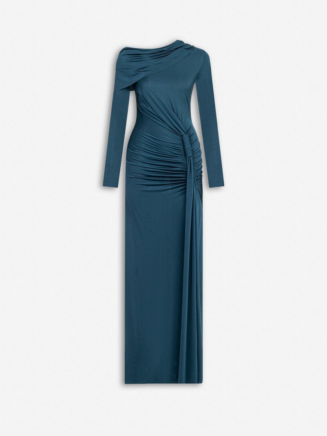 Nocturne Drapeli Maxi Elbise
