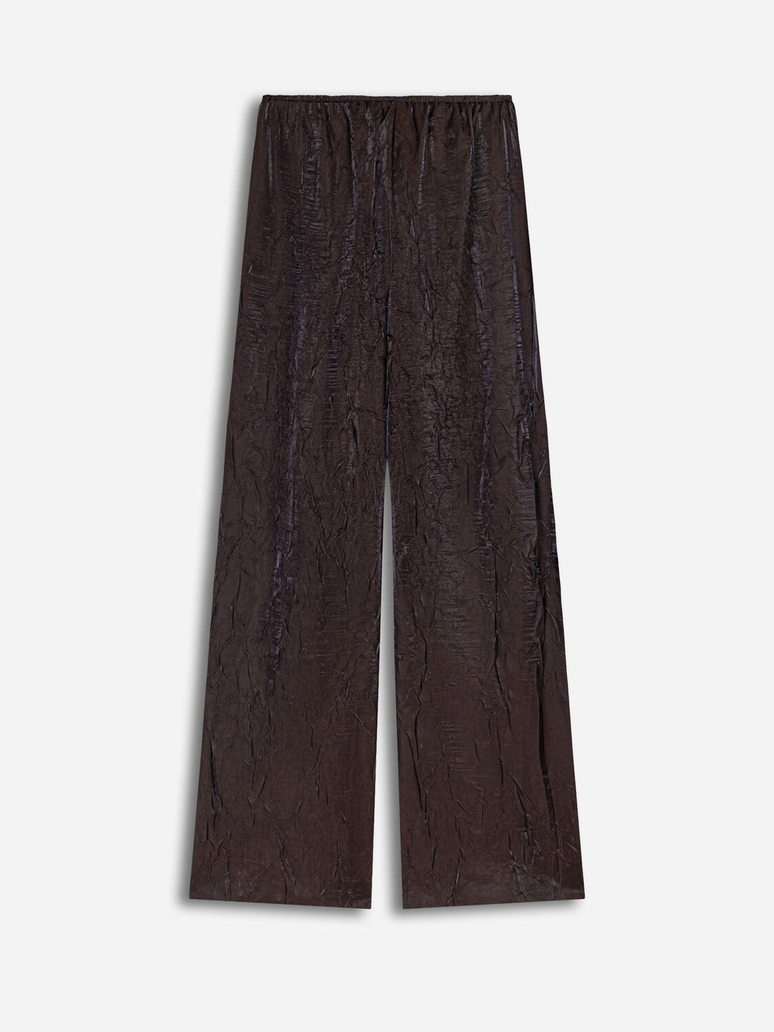 Nocturne Dokulu Geniş Paça Pantolon