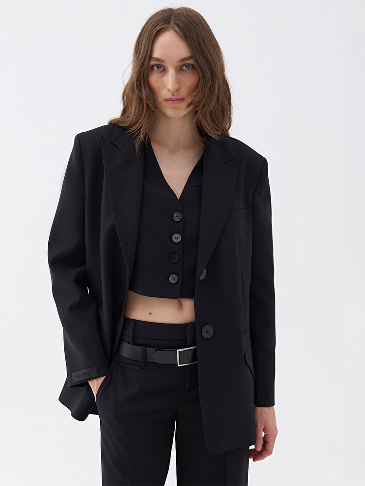 Vatkalı Blazer Ceket