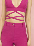 Nocturne Bel Bağlamalı Crop Top