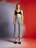 Nocturne Kalp Yaka Rugan Crop Top