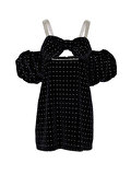 Nocturne Taş Detaylı Mini Elbise