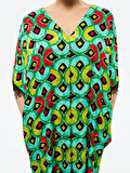 Nocturne Desenli Dökümlü Kaftan