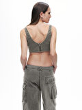 Nocturne Askılı Crop Top