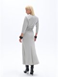 Nocturne Drape Detaylı Elbise