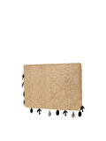 Nocturne Hasır Görünümlü Pouch Çanta
