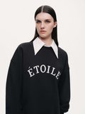 Nocturne Dokuma Yazılı Sweatshirt
