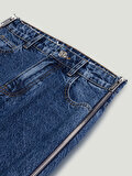 Nocturne Fermuar Detaylı Jean Pantolon