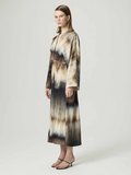 Nocturne Batik Desenli Maxi Elbise