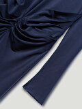 Nocturne Drape Detaylı Maxi Elbise