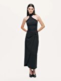 Nocturne Rugan Kemerli Asimetrik Maxi Etek