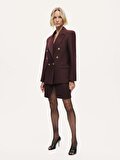 Nocturne Kruvaze Çizgili Blazer Ceket