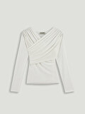 Nocturne Drape Detaylı Bluz