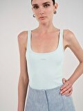 Nocturne Bisiklet Yaka Crop Top