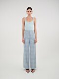 Nocturne Bisiklet Yaka Crop Top