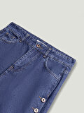 Nocturne Metal Düğme Detaylı Denim Pantolon