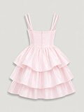 Nocturne Fiyonk Detaylı Mini Tafta Elbise