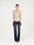 Nocturne Yılan Desenli Balenli Korse Body