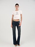 Nocturne Kemer Detaylı Denim Pantolon