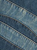 Nocturne Halter Yaka Denim Bluz