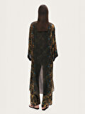Nocturne Desenli Maxi Kimono