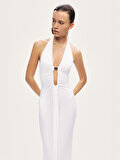 Nocturne Drape ve Aksesuarlı Maxi Elbise