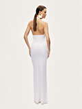 Nocturne Drape ve Aksesuarlı Maxi Elbise