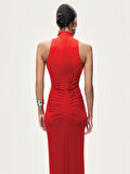 Nocturne Drape Detaylı  Maxi Elbise