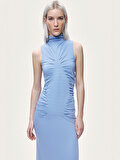 Nocturne Drape Detaylı  Maxi Elbise