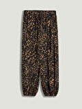 Nocturne Leopar Desenli Şalvar Pantolon