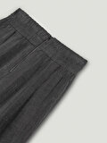 Nocturne Dökümlü Geniş Paça Pantolon