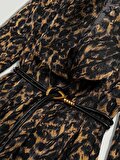 Nocturne Kemer Detaylı Leopar Desenli Ceket