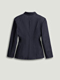 Nocturne Vatkalı Kruvaze Denim Ceket