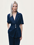 Nocturne Yarım Kollu Blazer Ceket