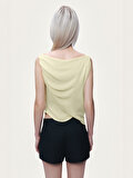 Nocturne Dökümlü Drape Detaylı Bluz