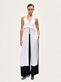 Nocturne Halter Yaka Yırtmaçlı Bluz