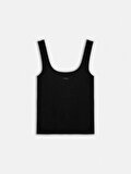 Nocturne Bisiklet Yaka Crop Top