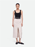 Nocturne Bisiklet Yaka Crop Top