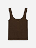 Nocturne Bisiklet Yaka Crop Top
