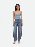Nocturne Bisiklet Yaka Crop Top