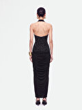 Nocturne Halter Yaka Maxi Elbise