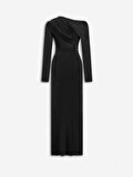 Nocturne Asimetrik Yaka Maxi Elbise