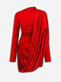 Nocturne Drape Detaylı Mini Elbise