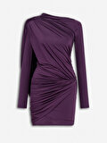 Nocturne Drape Detaylı Mini Elbise