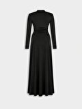 Nocturne Drapeli Maxi Elbise