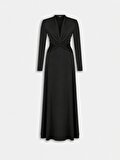 Nocturne Drapeli Maxi Elbise
