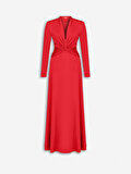 Nocturne Drapeli Maxi Elbise